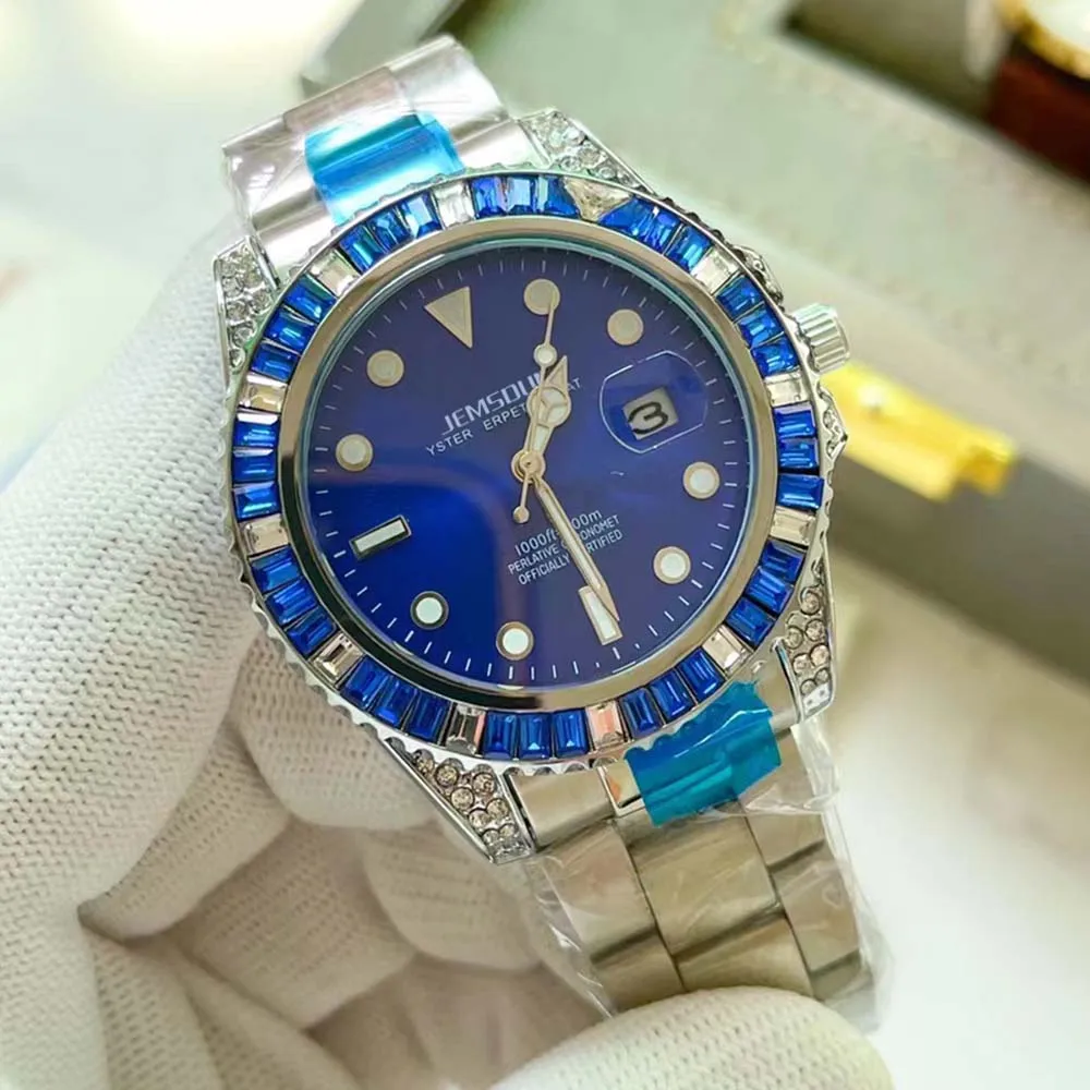 Hot Sale Original Brand Watches for Mens Fashion Classic with Blue Diamond Quartz Watch Luxury Automatic Date Sports AAAAA Clock
Hot Sale Original Brand Watches for Mens Fashion Classic with Blue Diamond Quartz Watch Luxury Automatic Date Sports AAAAA Clock