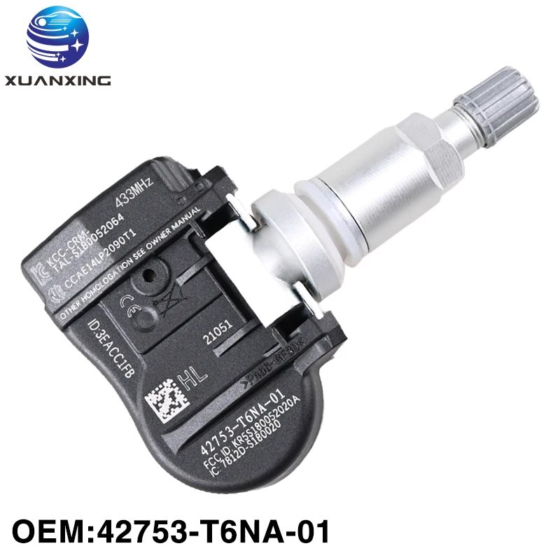 42753-T6NA-01 TPMS Tire Pressure Sensor Monitoring System 433Mhz Aluminum for Honda Odyssey Ridgeline Acura 42753T6NA01
42753-T6NA-01 TPMS Tire Pressure Sensor Monitoring System 433Mhz Aluminum for Honda Odyssey Ridgeline Acura 42753T6NA01