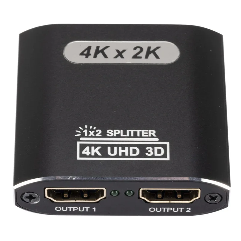 4K HDMI Splitter 1 Input 2 Output Multi-Screen Display Splitter 1 X 2 HDMI Switcher Box Hub Support 4K X 2K 3D 2160p 1080P
4K HDMI Splitter 1 Input 2 Output Multi-Screen Display Splitter 1 X 2 HDMI Switcher Box Hub Support 4K X 2K 3D 2160p 1080P
