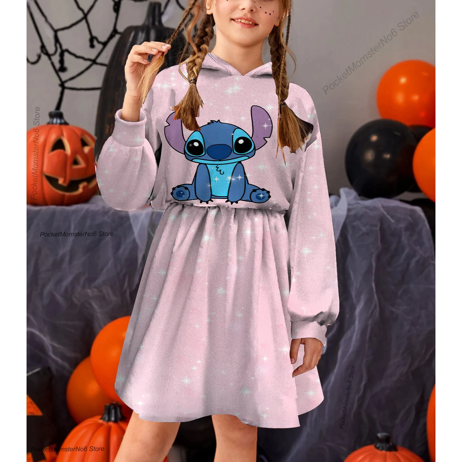 New autumn and winter Disney Stitch cartoon casual princess hoodie dress print children's clothing cartoon princess dress
New autumn and winter Disney Stitch cartoon casual princess hoodie dress print children's clothing cartoon princess dress