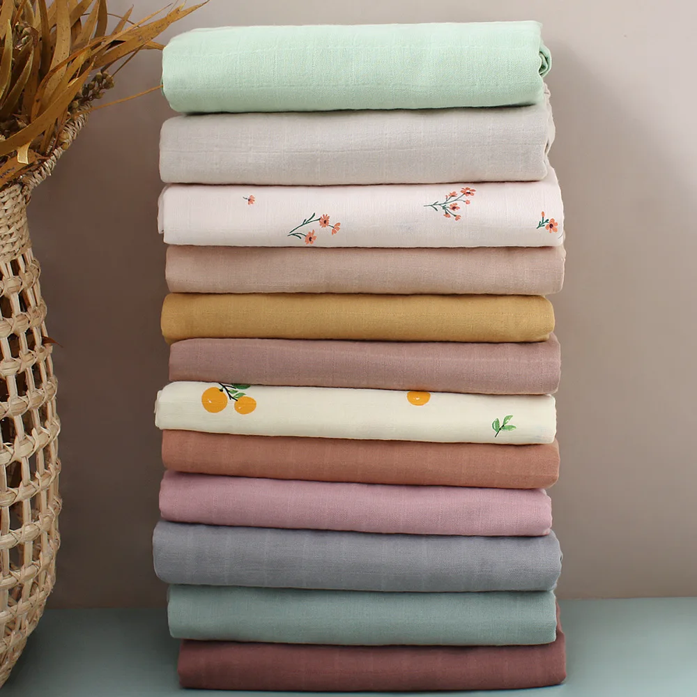 Printed 2Layers Baby Swaddle Blanket Summer Newborn Cotton Muslin Wrap Infant Girls Boys Bedding Baby Throw Blankets 120*120cm
Printed 2Layers Baby Swaddle Blanket Summer Newborn Cotton Muslin Wrap Infant Girls Boys Bedding Baby Throw Blankets 120*120cm