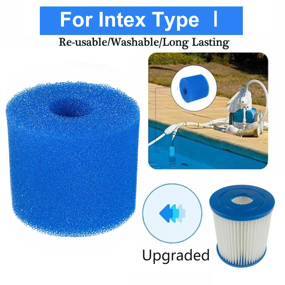 

Swimming Pool Filter Reusable and Eco Friendly Pool Filter Foam Sponge Cartridge for Type For I/II/VI/D/H/S1/A/B