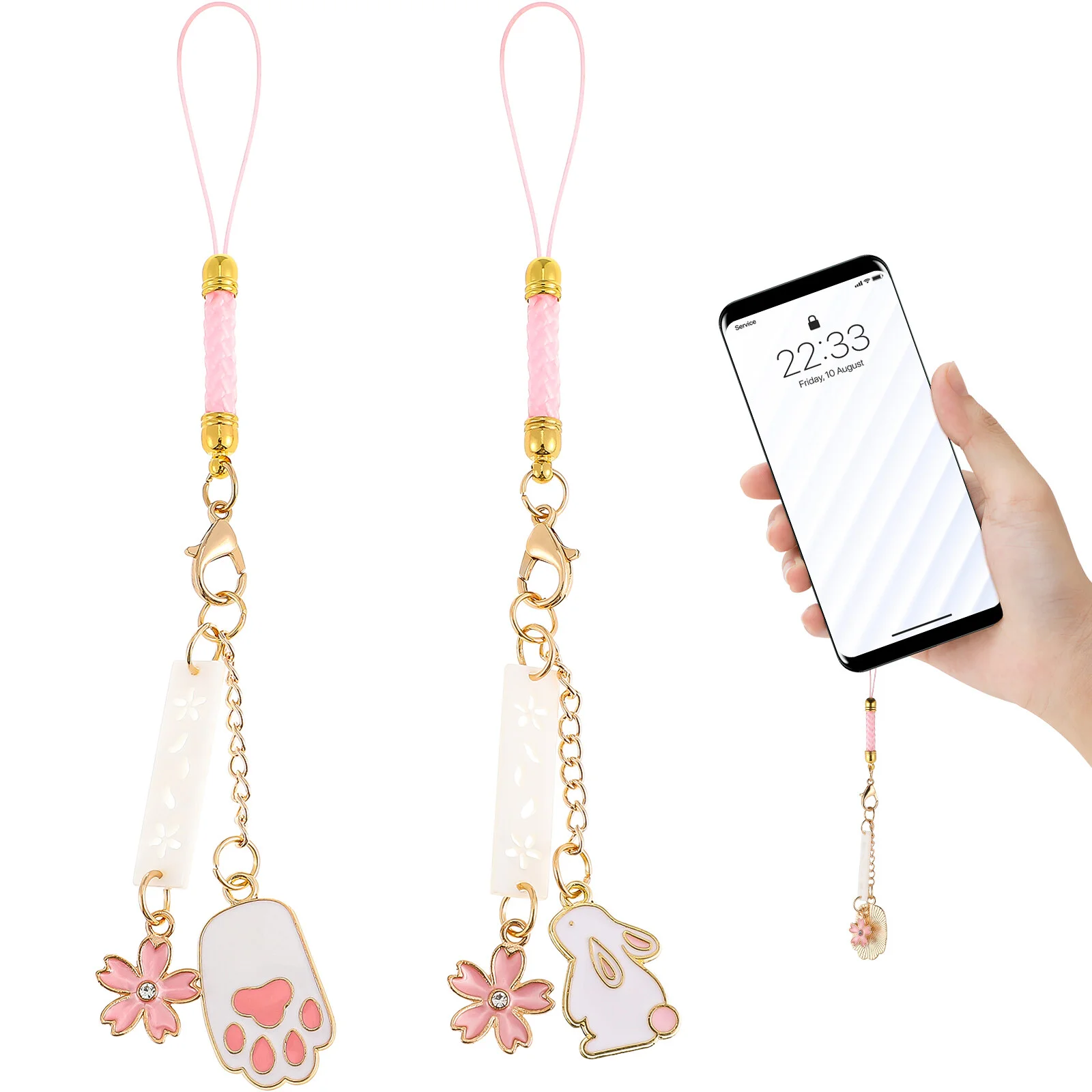 Phone Charm Charms Strap Aesthetic Chain Kawaii String Cute Cell Anime Lanyard Pendant Accessories Chai Pink
Phone Charm Charms Strap Aesthetic Chain Kawaii String Cute Cell Anime Lanyard Pendant Accessories Chai Pink