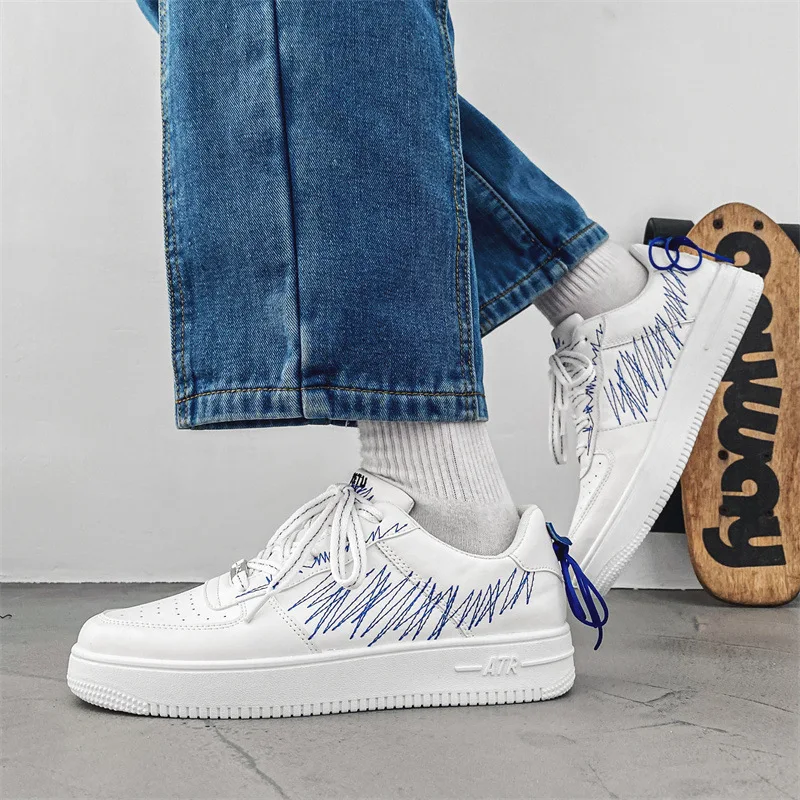2022 Spring Original Design Thick Soled Student White Shoes Men's Skateboard Shoes Light Casual Sports Skateboard Shoes
2022 Spring Original Design Thick Soled Student White Shoes Men's Skateboard Shoes Light Casual Sports Skateboard Shoes