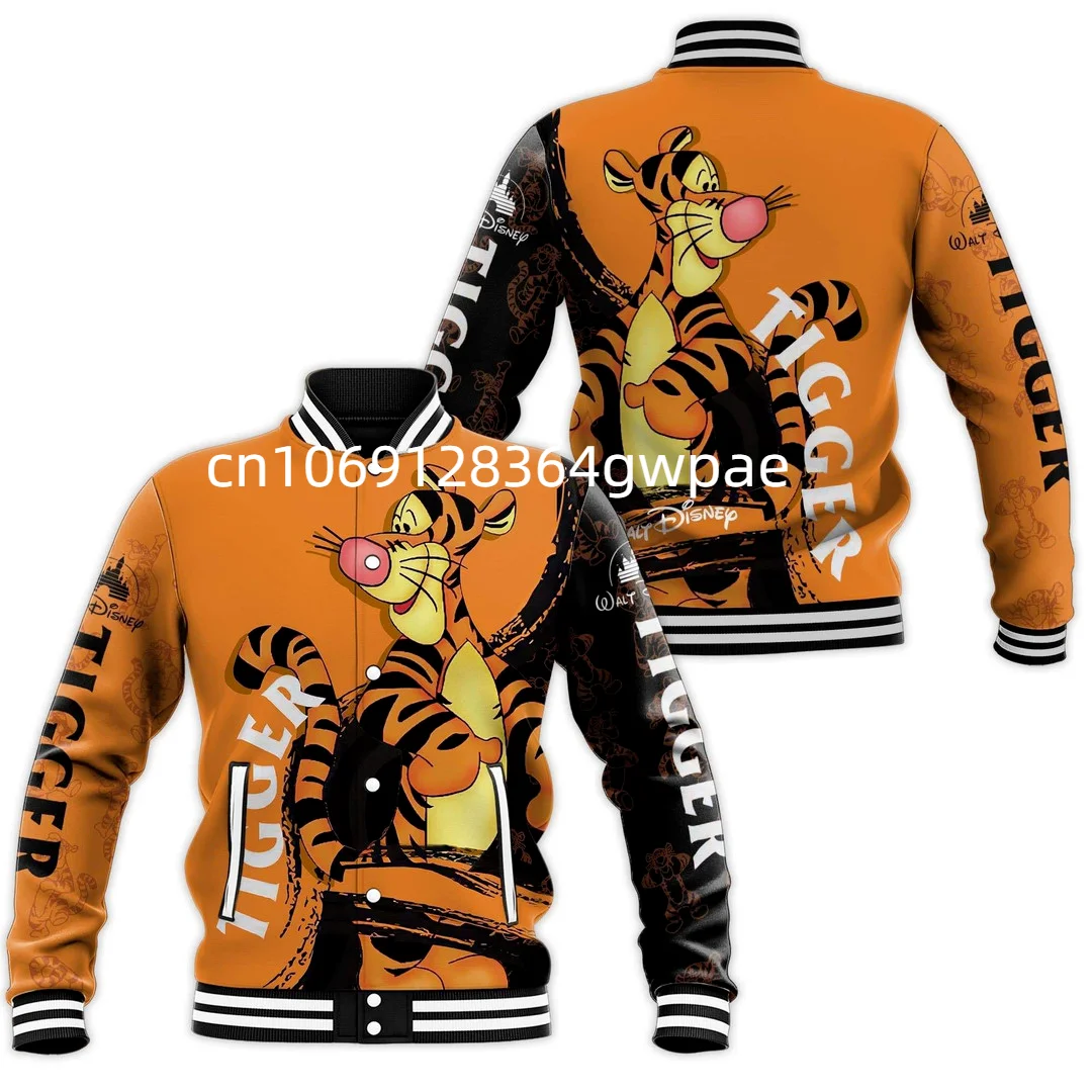 Disney Tigger Winnie the Pooh Baseball Jacket Men Casual Sweatshirt Hip Hop Harajuku Jacket Streetwear Loose Varsity Coat Hoodie
Disney Tigger Winnie the Pooh Baseball Jacket Men Casual Sweatshirt Hip Hop Harajuku Jacket Streetwear Loose Varsity Coat Hoodie