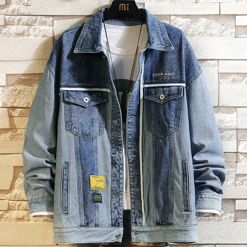 Denim Jacket Men Fashion Motorcycle Jeans Jackets Mens Causal Oversized Cotton Casual Black Blue Denim Jacket Man Outerwear Coat
Denim Jacket Men Fashion Motorcycle Jeans Jackets Mens Causal Oversized Cotton Casual Black Blue Denim Jacket Man Outerwear Coat