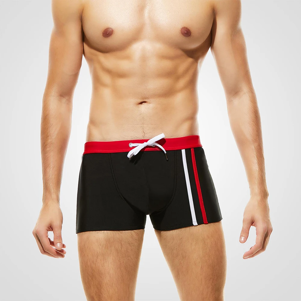 Men's Lace-Up Boxer Breathable And Quick-Drying Beach Shorts Swimming Shorts Swimwear Male Fashion Sexy Swimming Wear Man
Men's Lace-Up Boxer Breathable And Quick-Drying Beach Shorts Swimming Shorts Swimwear Male Fashion Sexy Swimming Wear Man