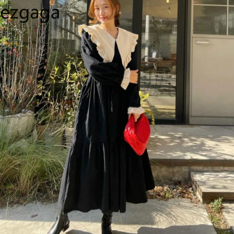 Baby Neck Sweet Dress Long-sleeved Elegant Office Lady Korean A-line Loose Spring Party Dress Birthday Dress for Women 2023 New
Baby Neck Sweet Dress Long-sleeved Elegant Office Lady Korean A-line Loose Spring Party Dress Birthday Dress for Women 2023 New