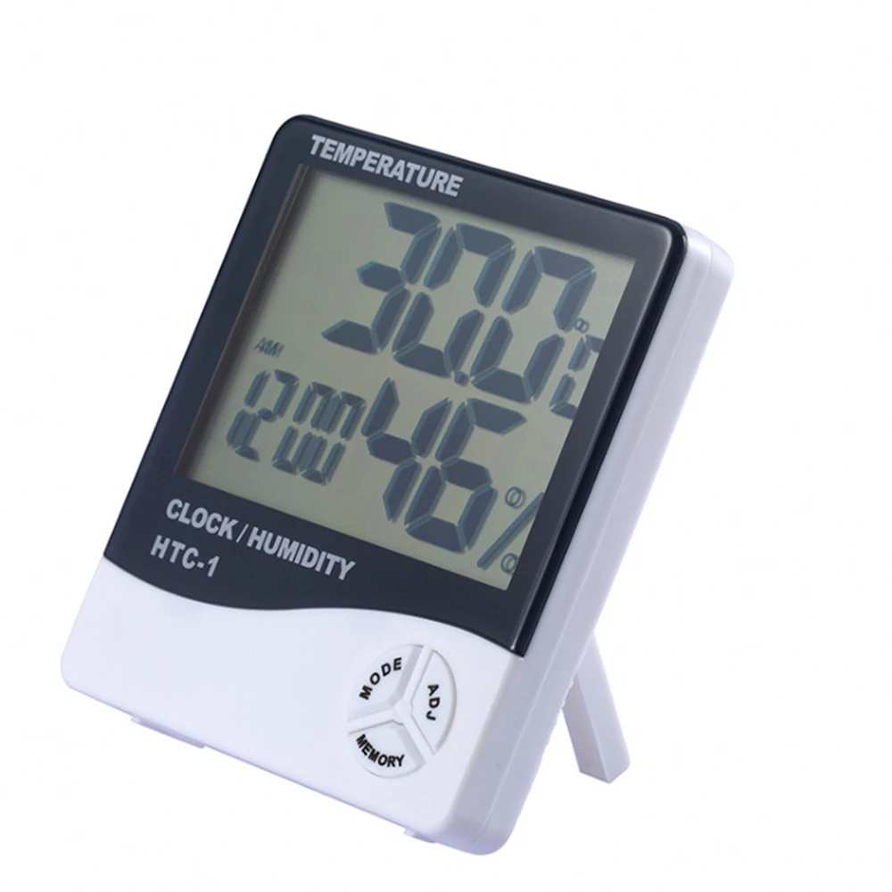 Digital Temperature Humidity Meter with LCD Electronic Indoor Outdoor Thermometer Hygrometer with Alarm Clock Home Supplies
Digital Temperature Humidity Meter with LCD Electronic Indoor Outdoor Thermometer Hygrometer with Alarm Clock Home Supplies