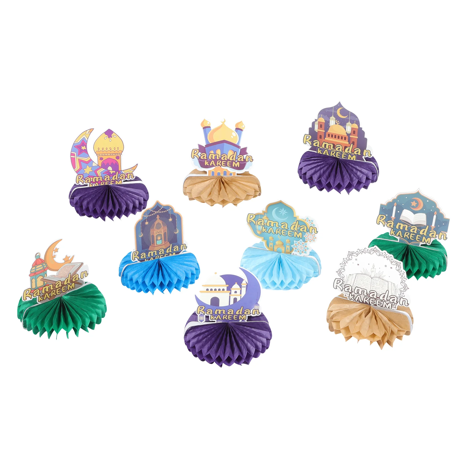 9pcs Creative Ramadan Ornament Paper Eid Ornament Muslim Festival Scene Ornament
9pcs Creative Ramadan Ornament Paper Eid Ornament Muslim Festival Scene Ornament