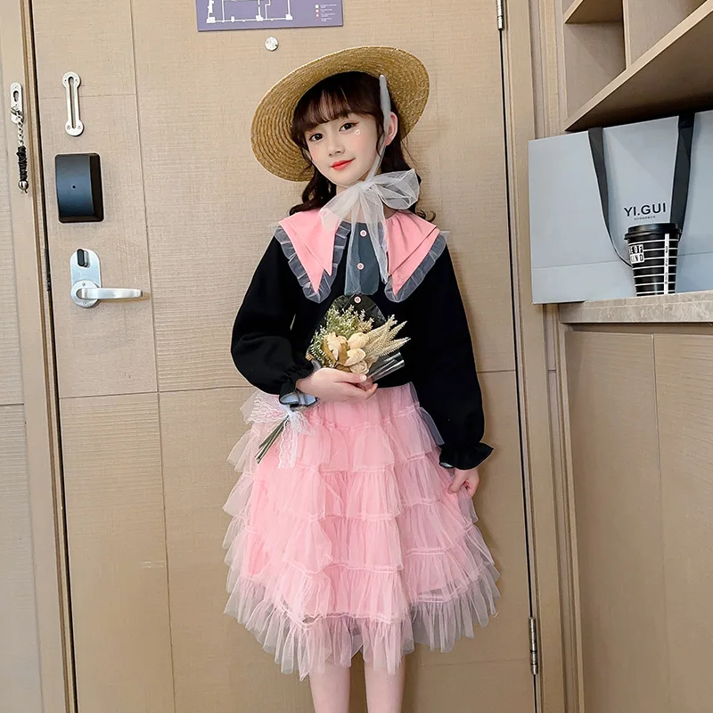 Комплект весенней юбки для девочек, новинка 2023, Детская сетчатая красная газовая юбка, модная юбка для маленьких девочек из двух частей
Комплект весенней юбки для девочек, новинка 2023, Детская сетчатая красная газовая юбка, модная юбка для маленьких девочек из двух частей