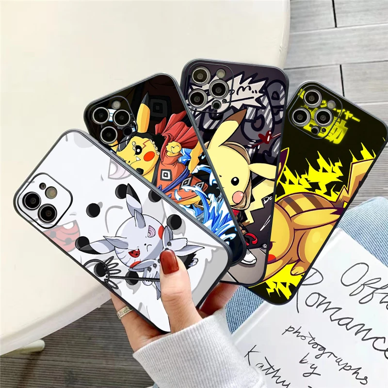 Pokémon Pikachu Phone Case For Funda iPhone 11 12 13 Pro Max Mini X XR XS SE 2020 5 6 7 8 Plus Back Soft Coque Liquid Silicon
Pokémon Pikachu Phone Case For Funda iPhone 11 12 13 Pro Max Mini X XR XS SE 2020 5 6 7 8 Plus Back Soft Coque Liquid Silicon