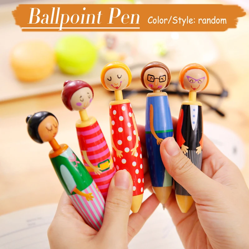Creative Ballpoint Pen Retractable Press Pen Cartoon Figure Stationery School Supplies For Office Students 12.5cm Long Fping
Creative Ballpoint Pen Retractable Press Pen Cartoon Figure Stationery School Supplies For Office Students 12.5cm Long Fping