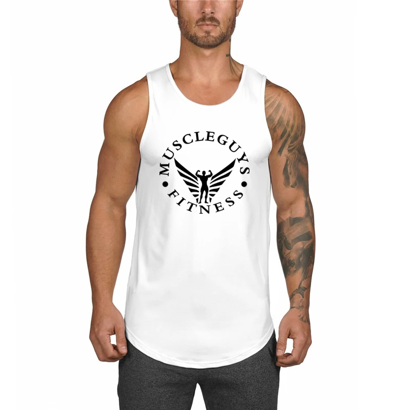 Mesh Breathable Gym Clothing Mens Fitness Tank Tops Running Undershirt Bodybuilding Singlet Muscle Sleeveless Vest Men
Mesh Breathable Gym Clothing Mens Fitness Tank Tops Running Undershirt Bodybuilding Singlet Muscle Sleeveless Vest Men
