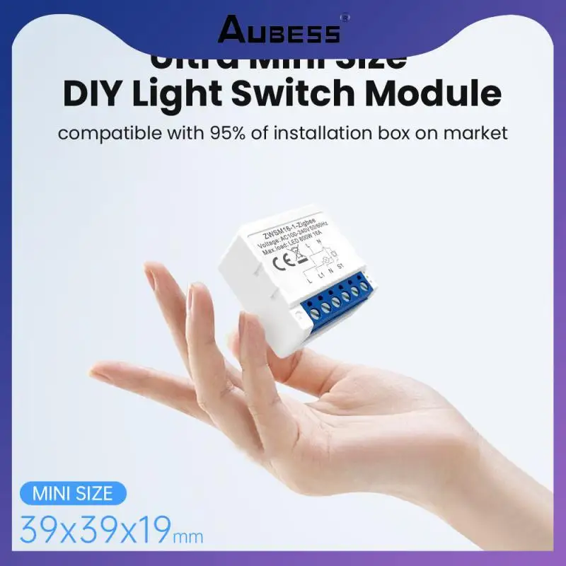Умный выключатель Zigbee, двухсторонний модуль переключения Zigbee, 16 А, с голосовым управлением, 2/3/5 шт.
Умный выключатель Zigbee, двухсторонний модуль переключения Zigbee, 16 А, с голосовым управлением, 2/3/5 шт.
