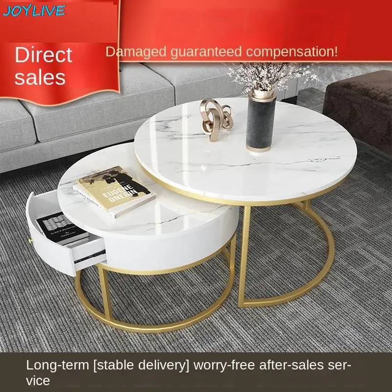 JoyLive Nordic Living Room Office Small Coffee Table Wrought Iron Child Mother Light Luxury Round Simple Marble Size Table
JoyLive Nordic Living Room Office Small Coffee Table Wrought Iron Child Mother Light Luxury Round Simple Marble Size Table