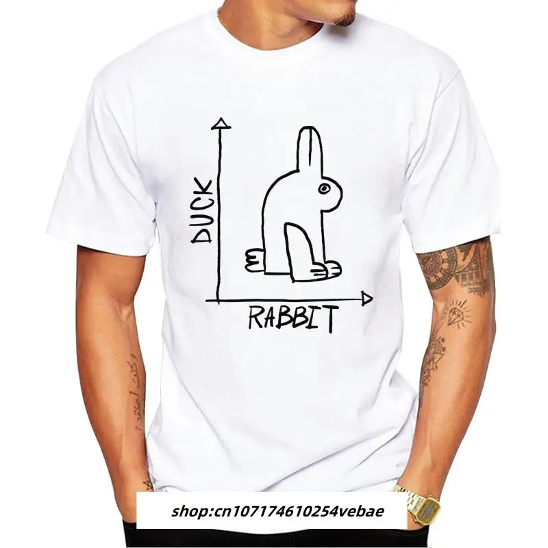 TEEHUB Duck Rabbit optical illusion Man T-Shirt Simple Lines Printed Tshirts Short Sleeve Cool t shirts Funny Essential Tee
TEEHUB Duck Rabbit optical illusion Man T-Shirt Simple Lines Printed Tshirts Short Sleeve Cool t shirts Funny Essential Tee