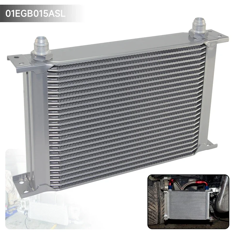 25 Row 8AN Universal Engine Transmission Oil Cooler 3/4"UNF16 AN-8
25 Row 8AN Universal Engine Transmission Oil Cooler 3/4"UNF16 AN-8