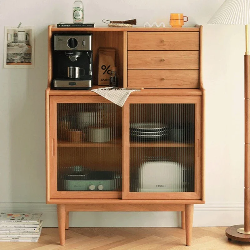 Sideboard Solid Wood Japanese Cherry Wood Wine Cabinet Household Locker Display Bedroom SalonNordic Living Room Side Cabinet
Sideboard Solid Wood Japanese Cherry Wood Wine Cabinet Household Locker Display Bedroom SalonNordic Living Room Side Cabinet