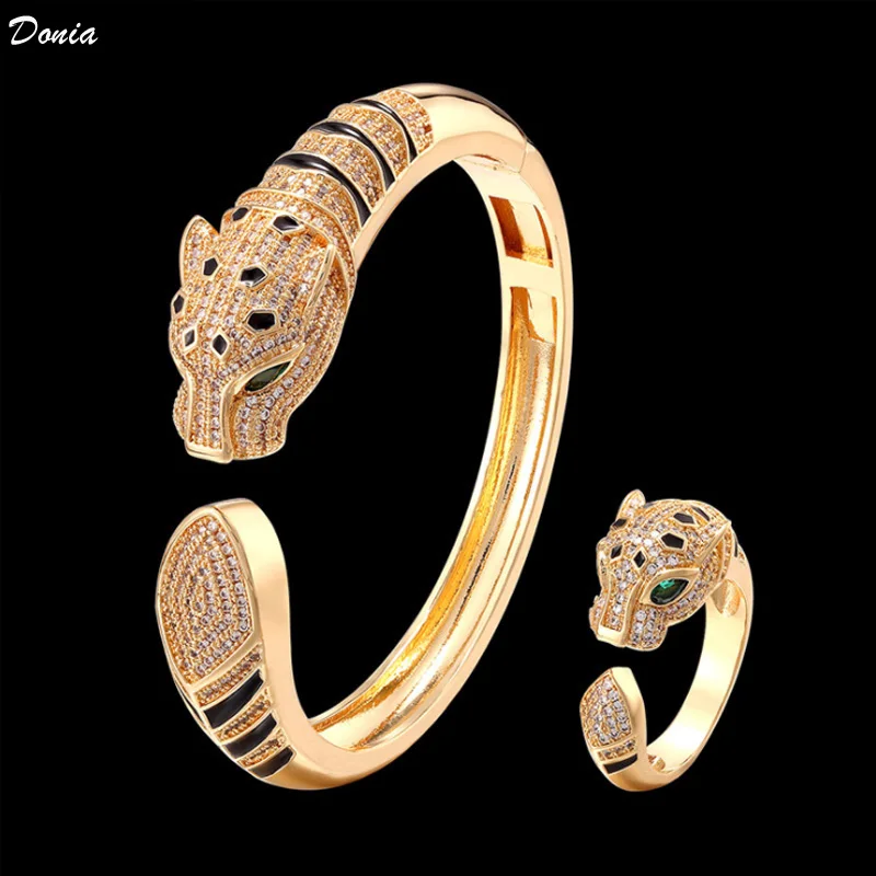 Donia Jewelry Fashion luxury leopard Bracelet micro inlaid AAA zirconium Bracelet women's ring bracelet fashion classic Bracelet
Donia Jewelry Fashion luxury leopard Bracelet micro inlaid AAA zirconium Bracelet women's ring bracelet fashion classic Bracelet