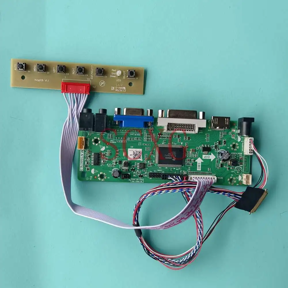 LCD Display Controller Board Work With CLAA156WA11A 1366*768 15.6" LVDS 40 Pin 60Hz Notebook Panel HDMI-Compatible DVI VGA
LCD Display Controller Board Work With CLAA156WA11A 1366*768 15.6" LVDS 40 Pin 60Hz Notebook Panel HDMI-Compatible DVI VGA