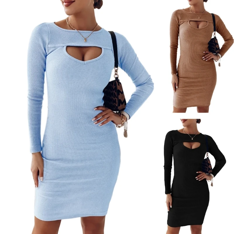 Женское платье-свитер в рубчик, облегающее длинное платье-свитер средней длины с длинным рукавом, 10CD
Женское платье-свитер в рубчик, облегающее длинное платье-свитер средней длины с длинным рукавом, 10CD