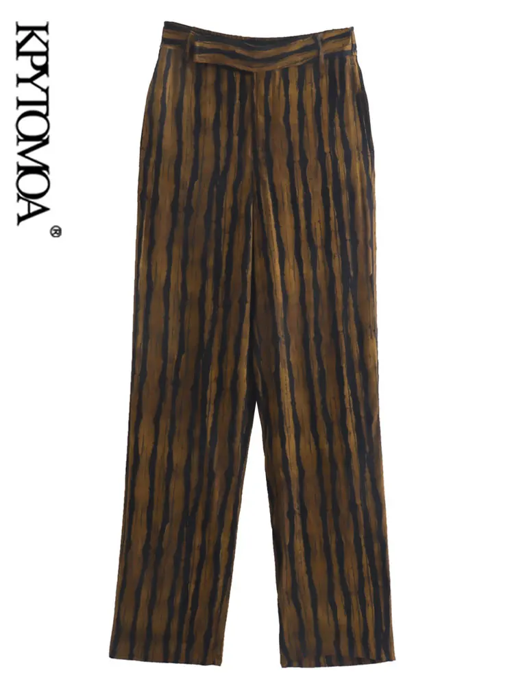 Модные женские Пижамные брюки KPYTOMOA с боковыми карманами и принтом, винтажные женские брюки на молнии с высокой эластичной талией
Модные женские Пижамные брюки KPYTOMOA с боковыми карманами и принтом, винтажные женские брюки на молнии с высокой эластичной талией