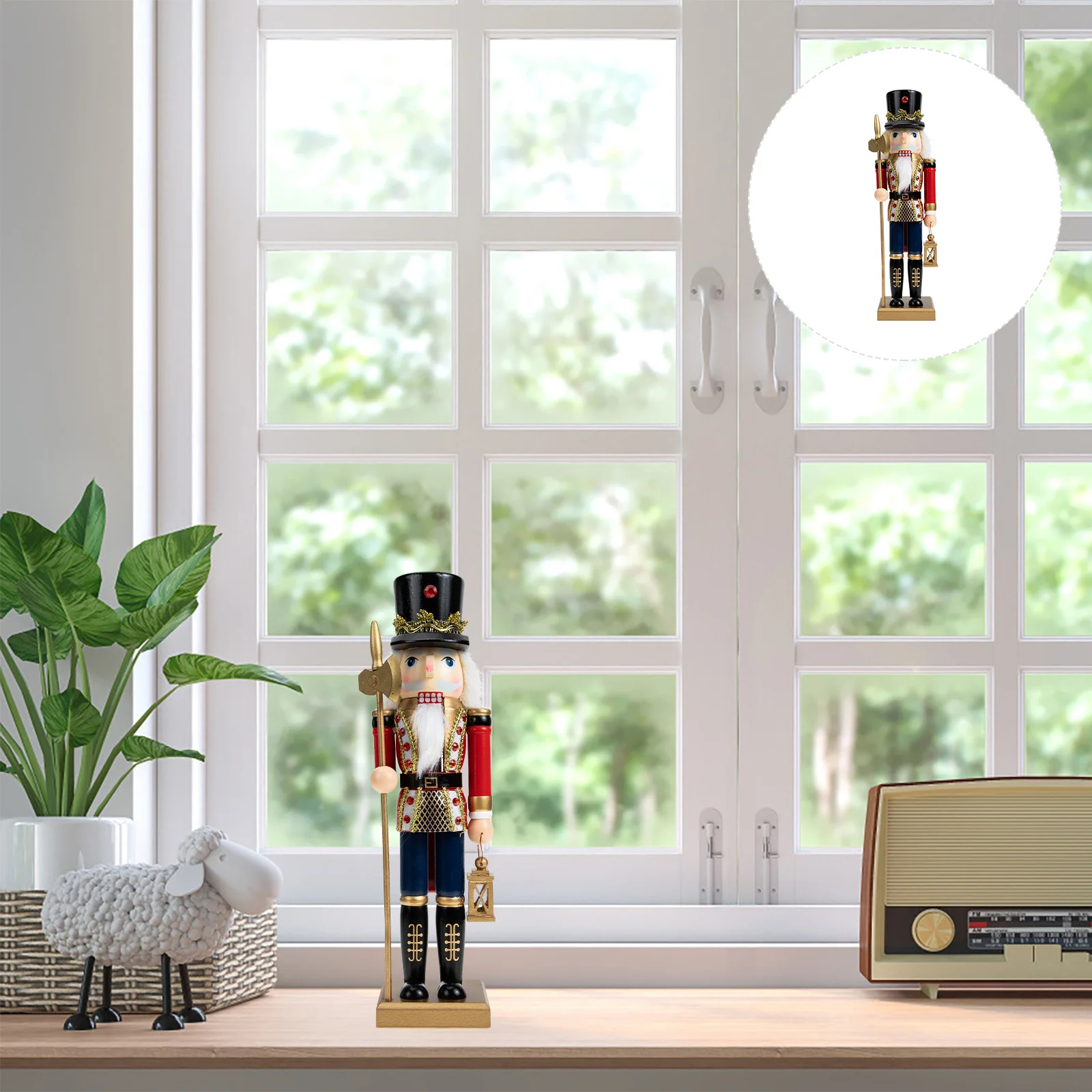 Nutcracker Statues Holiday Nutcracker Soldier Puppet Fireplace Adorn Nutcracker Soldier Sculpture Soldier Model
Nutcracker Statues Holiday Nutcracker Soldier Puppet Fireplace Adorn Nutcracker Soldier Sculpture Soldier Model