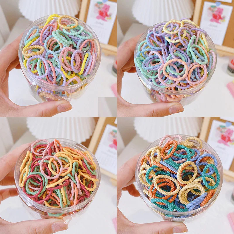 Children's Hair Accessories Rubber Band High Elastic Korean Girl Head Rope Baby Rubber Band Thumb Hair Ring 100Root/ Boxes
Children's Hair Accessories Rubber Band High Elastic Korean Girl Head Rope Baby Rubber Band Thumb Hair Ring 100Root/ Boxes