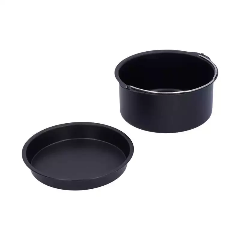 Air Fryer Cake Pan Easy To Demould Carbon Steel Fryer Accessories Pizza Pan Cake Barrel for Bakery for Coffee Shop for Cake Shop
Air Fryer Cake Pan Easy To Demould Carbon Steel Fryer Accessories Pizza Pan Cake Barrel for Bakery for Coffee Shop for Cake Shop