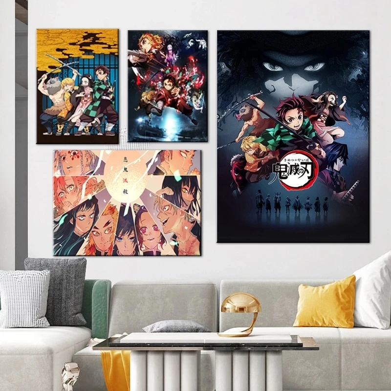 Anime Poster Demon Slayer Kimetsu No Yaiba Wall Art Canvas Painting HD Print Wall Art Picture for Living Room Home Decor Gift
Anime Poster Demon Slayer Kimetsu No Yaiba Wall Art Canvas Painting HD Print Wall Art Picture for Living Room Home Decor Gift