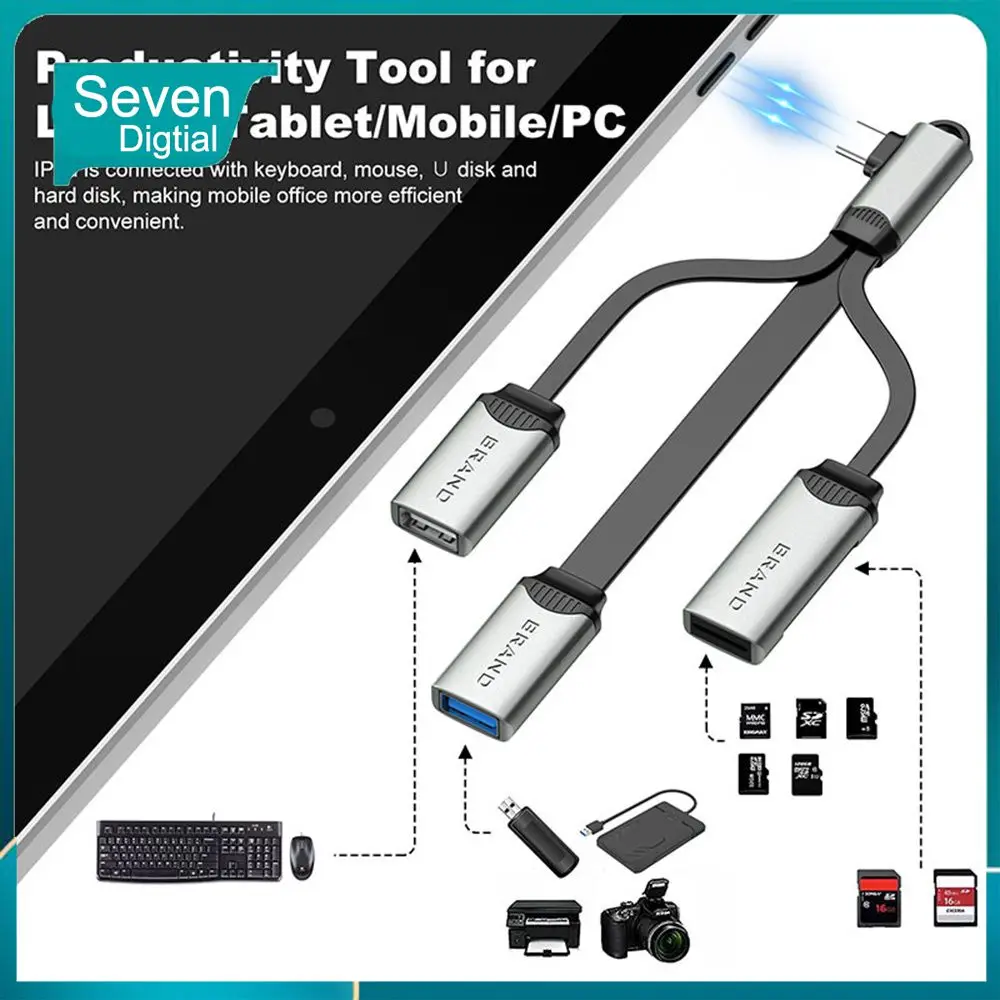Aluminum Alloy Type-c 4 In 1 Splitter Portable Multifunctional Usb Expansion Dock Small Type C Docking Station High-speed
Aluminum Alloy Type-c 4 In 1 Splitter Portable Multifunctional Usb Expansion Dock Small Type C Docking Station High-speed