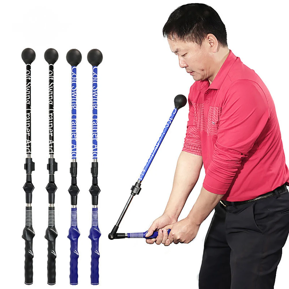 

Golf Swing Trainer Exerciser Aid Adjustable, Portable Golf Training Aid to Improve Hinge Forearm Rotation Shoulder Turn –Light