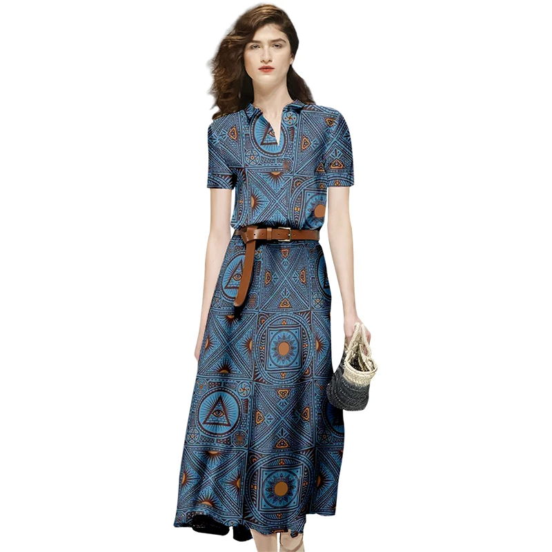 2022 new summer short-sleeved shirt half skirt two-piece national wind retro print fashion suit
2022 new summer short-sleeved shirt half skirt two-piece national wind retro print fashion suit