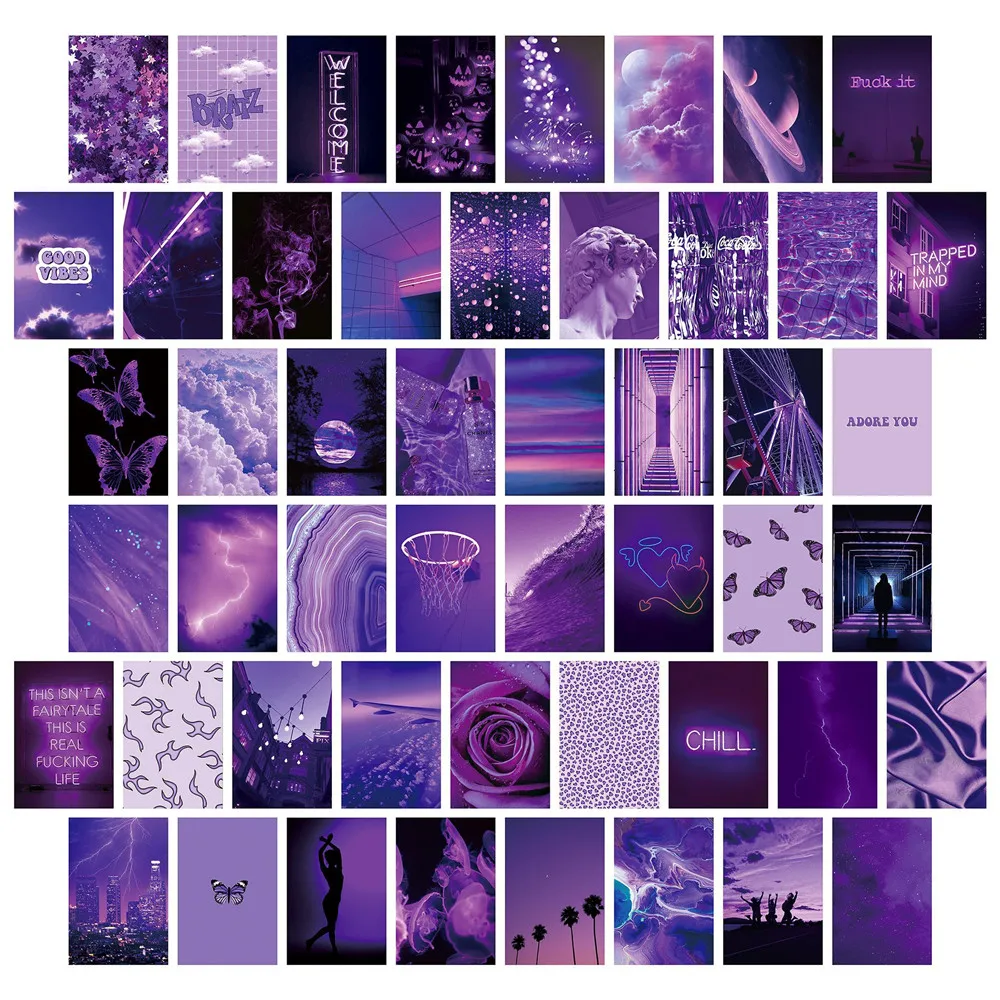 Purple Pink Green Poster Thick Card Photo Wall 50pcs Neon Aesthetic Pictures Wall Collage Kits For Dorm Living Room Decor
Purple Pink Green Poster Thick Card Photo Wall 50pcs Neon Aesthetic Pictures Wall Collage Kits For Dorm Living Room Decor