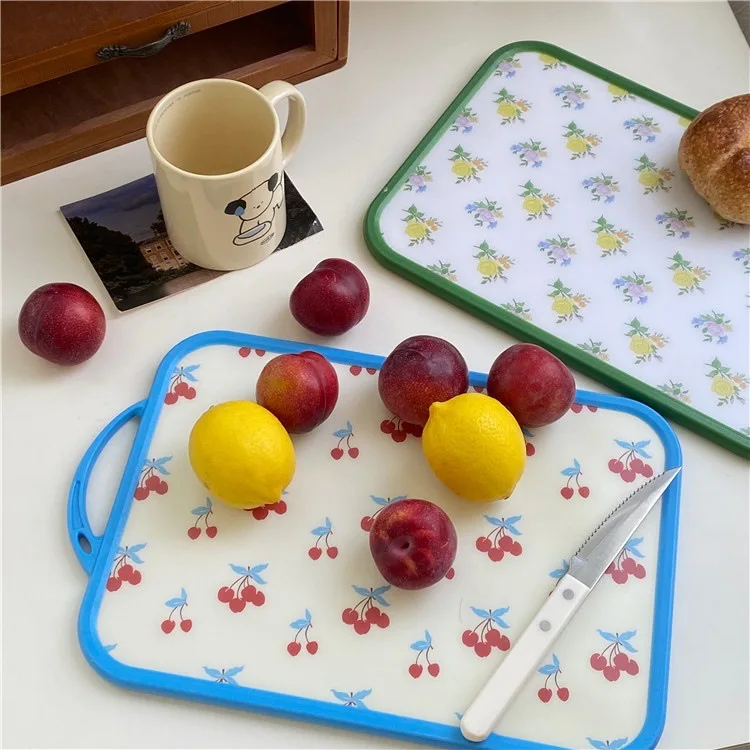 Korea Retro Floral Cherry Chopping Blocks Board Kitchen Cutting Vegetables Fruit Double-sided Chopping Board Tabla Cortar Cocina
Korea Retro Floral Cherry Chopping Blocks Board Kitchen Cutting Vegetables Fruit Double-sided Chopping Board Tabla Cortar Cocina