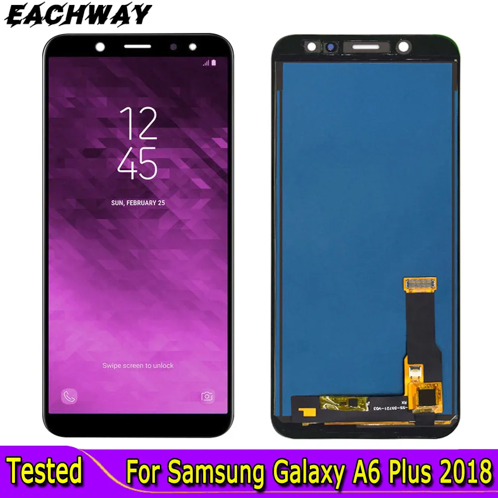Дисплей A6 Plus для Samsung Galaxy A6 Plus 2018, ЖК-дисплей, сенсорный экран, дигитайзер, Запчасти для Samsung A605 A605F A605FN
Дисплей A6 Plus для Samsung Galaxy A6 Plus 2018, ЖК-дисплей, сенсорный экран, дигитайзер, Запчасти для Samsung A605 A605F A605FN