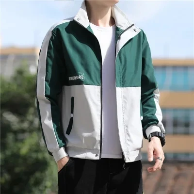 Coat men's jacket spring and autumn Korean version new men's stand collar versatile sports and leisure куртка зимняя мужская
Coat men's jacket spring and autumn Korean version new men's stand collar versatile sports and leisure куртка зимняя мужская
