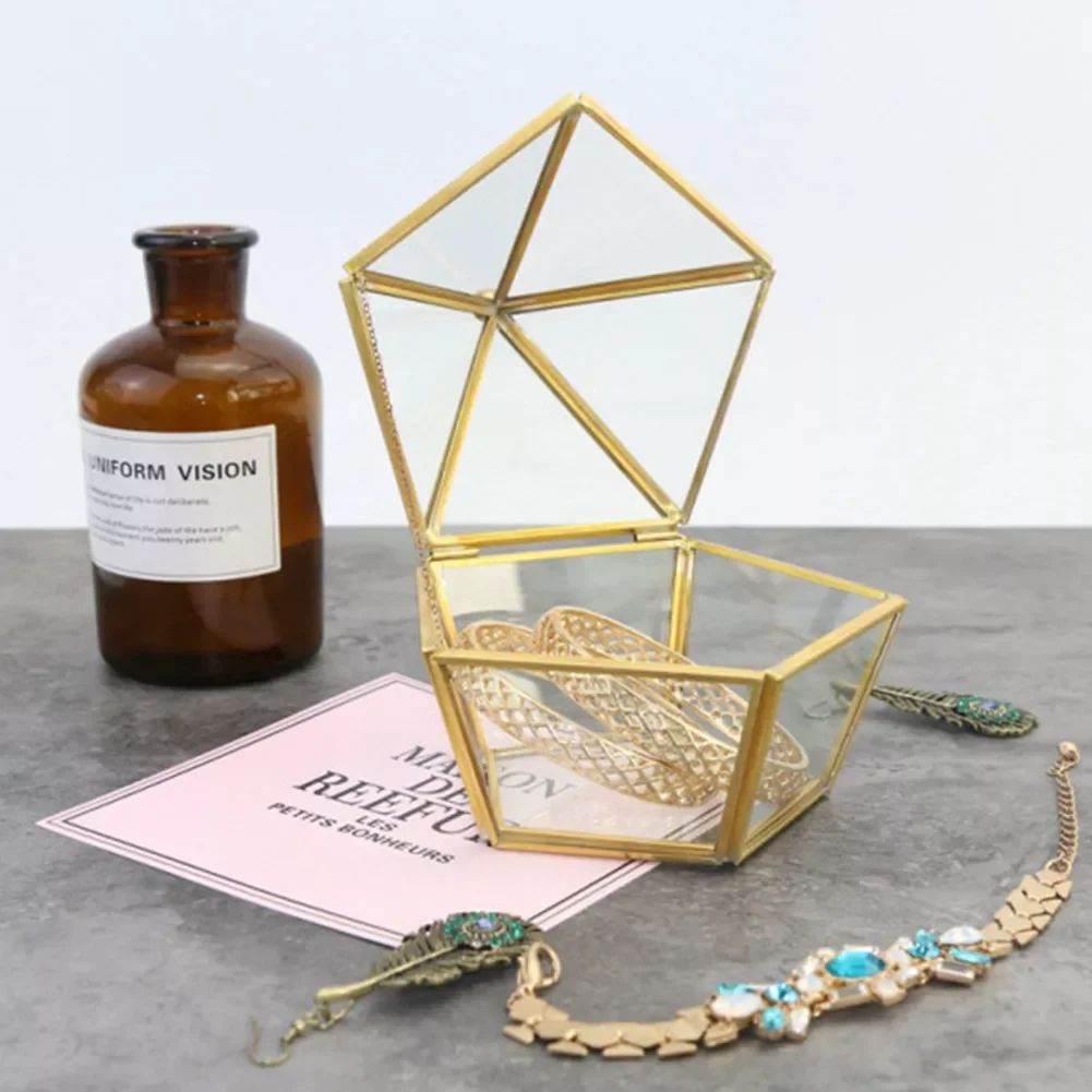 New Personalized Pentagon Jewelry Box Ring Bearer Pillow Rustic Wedding Ring Holder Box Proposal Engagement Gift Box Makeup Box
New Personalized Pentagon Jewelry Box Ring Bearer Pillow Rustic Wedding Ring Holder Box Proposal Engagement Gift Box Makeup Box
