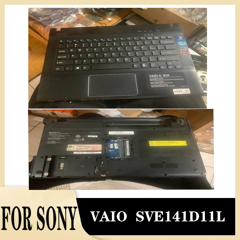 90NEW Original For Sony For VAIO SVE141 SVE141D11T SVE141D11L Base Bottom Shell Lower Case keyboard and D Cover Black
90NEW Original For Sony For VAIO SVE141 SVE141D11T SVE141D11L Base Bottom Shell Lower Case keyboard and D Cover Black