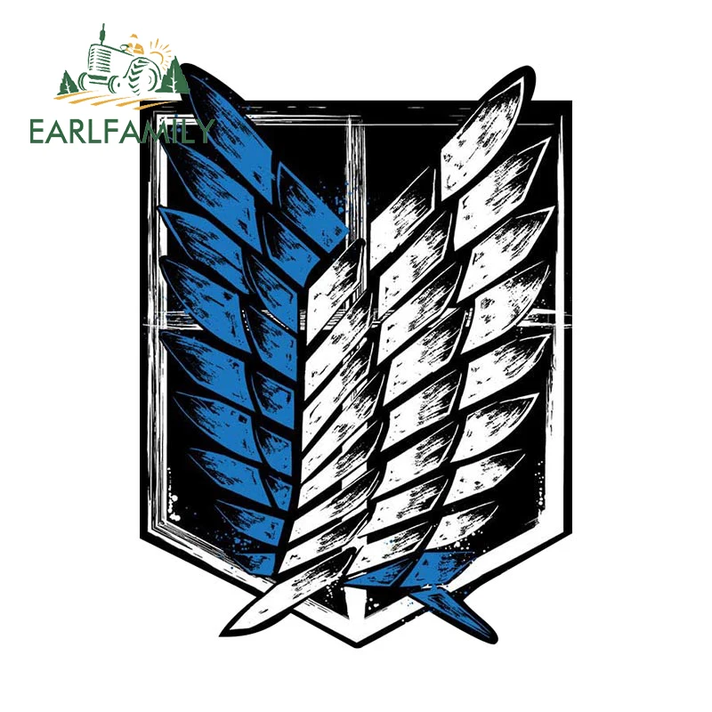 EARLFAMILY 13cm x 9.6cm for Attack on Titan Car Stickers Funny Anime Campervan Decal Trunk Windows Motorcycle Car Accessoires 
EARLFAMILY 13cm x 9.6cm for Attack on Titan Car Stickers Funny Anime Campervan Decal Trunk Windows Motorcycle Car Accessoires