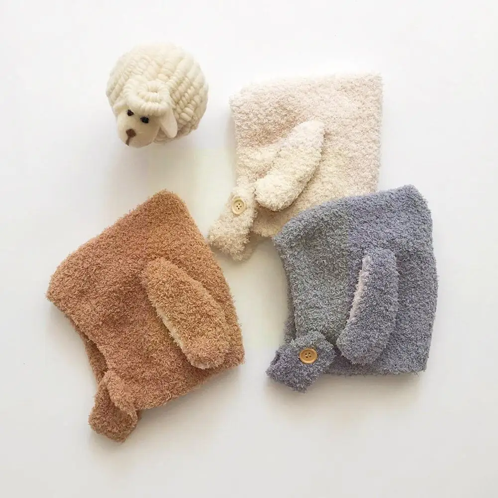 Cute Autumn And Winter Baby Hat Children's Warm Ear Hat 1-2 Baby Years Wool And Hat Windproof Plush Old B0n4
Cute Autumn And Winter Baby Hat Children's Warm Ear Hat 1-2 Baby Years Wool And Hat Windproof Plush Old B0n4