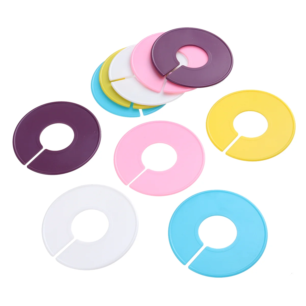 10pcs Clothes Size Dividers Round Closet Dividers Circle Clothing Hanger for Store Market Shopping Mall ( Colorful 1 )
10pcs Clothes Size Dividers Round Closet Dividers Circle Clothing Hanger for Store Market Shopping Mall ( Colorful 1 )