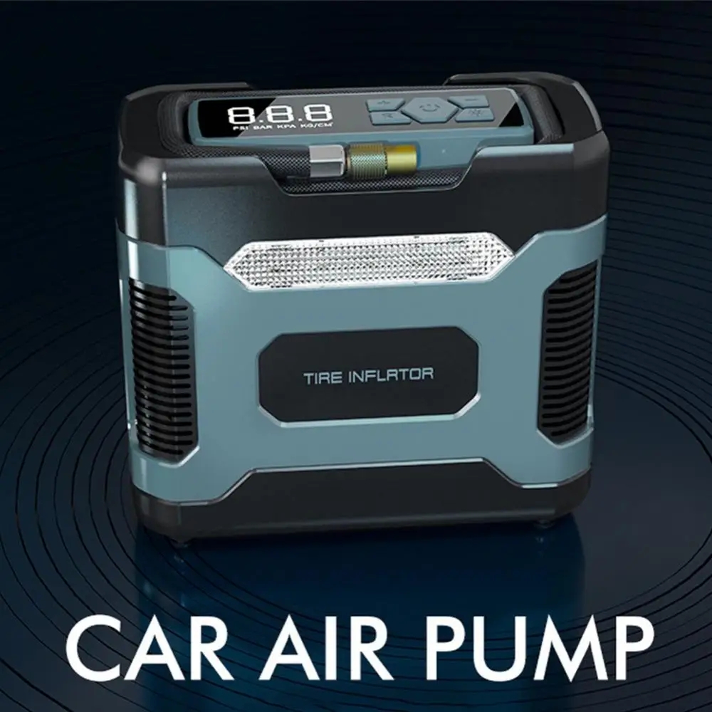 Air Pump With LED Light Portable Emergency Tire Car Air Pump Car Air Pump Dual-cylinder 12V 150PSI Intelligent Digital Display
Air Pump With LED Light Portable Emergency Tire Car Air Pump Car Air Pump Dual-cylinder 12V 150PSI Intelligent Digital Display