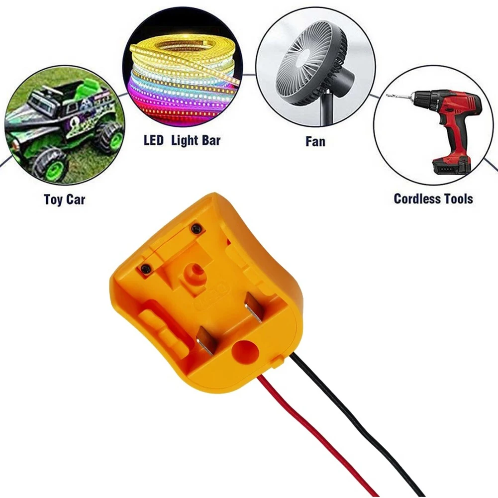 Battery Adapter For Dewalt 10.8/12V/18V/20V Max Battery Adapter Dock Power Connector 12AWG Robotics DIY 2 Wiring/cable Output
Battery Adapter For Dewalt 10.8/12V/18V/20V Max Battery Adapter Dock Power Connector 12AWG Robotics DIY 2 Wiring/cable Output