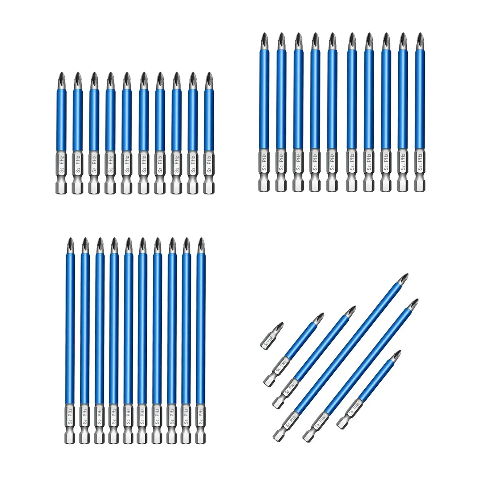 Non Slip Screwdriver Bits PH2 Screwdriver Head Screw Extractor Hexagon Shank Drill Bits for Electric Drill
Non Slip Screwdriver Bits PH2 Screwdriver Head Screw Extractor Hexagon Shank Drill Bits for Electric Drill