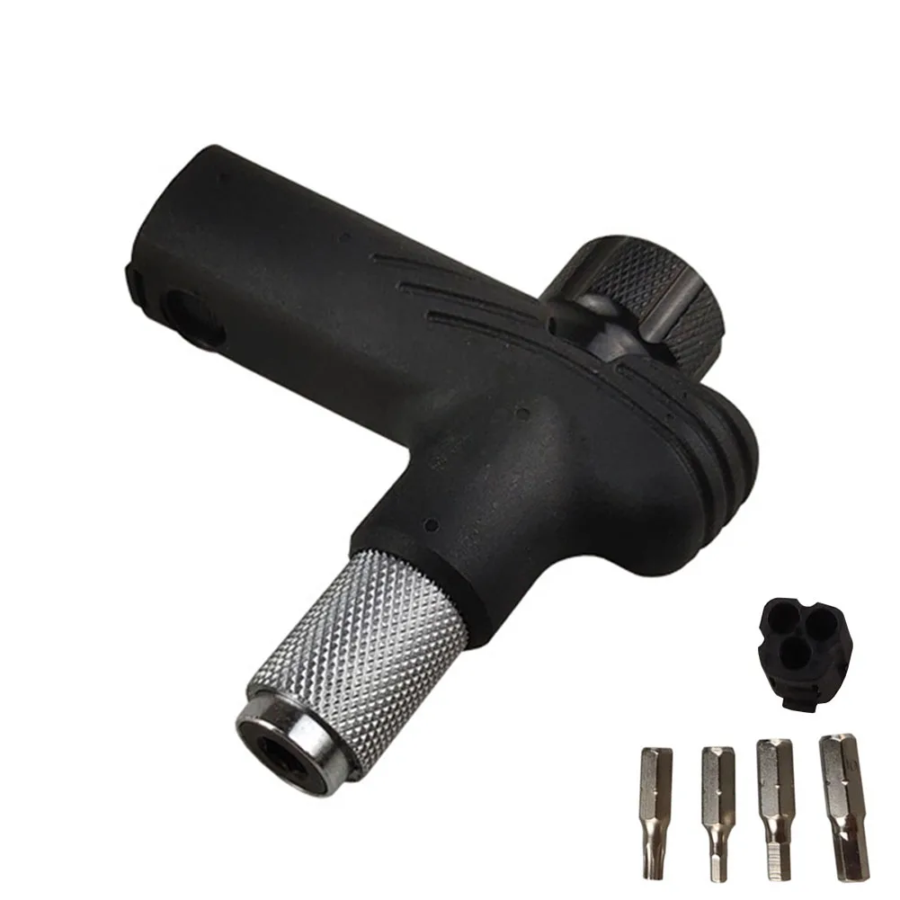 Black Aluminium Alloy Multifunction Portable Handheld Ratchet Wheel Torque Wrench Repair Tool Practical Cycling Mountain Bike
Black Aluminium Alloy Multifunction Portable Handheld Ratchet Wheel Torque Wrench Repair Tool Practical Cycling Mountain Bike