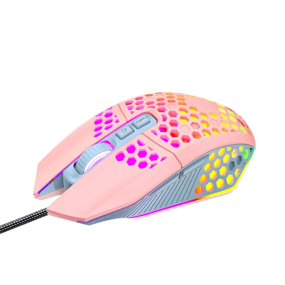 Wired Gaming Mouse with 7 Button Gamer Mice RGB Backlit 8000 DPI Optical Sensor Ultralight for PC Gamer
Wired Gaming Mouse with 7 Button Gamer Mice RGB Backlit 8000 DPI Optical Sensor Ultralight for PC Gamer