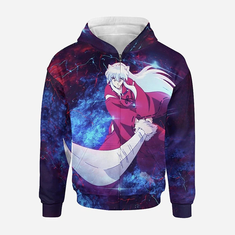 Толстовка с капюшоном на молнии для мужчин и женщин, аниме 3D принт, милая уличная одежда, Модный свитшот на молнии для мальчиков и девочек, детей Inuyasha
Толстовка с капюшоном на молнии для мужчин и женщин, аниме 3D принт, милая уличная одежда, Модный свитшот на молнии для мальчиков и девочек, детей Inuyasha