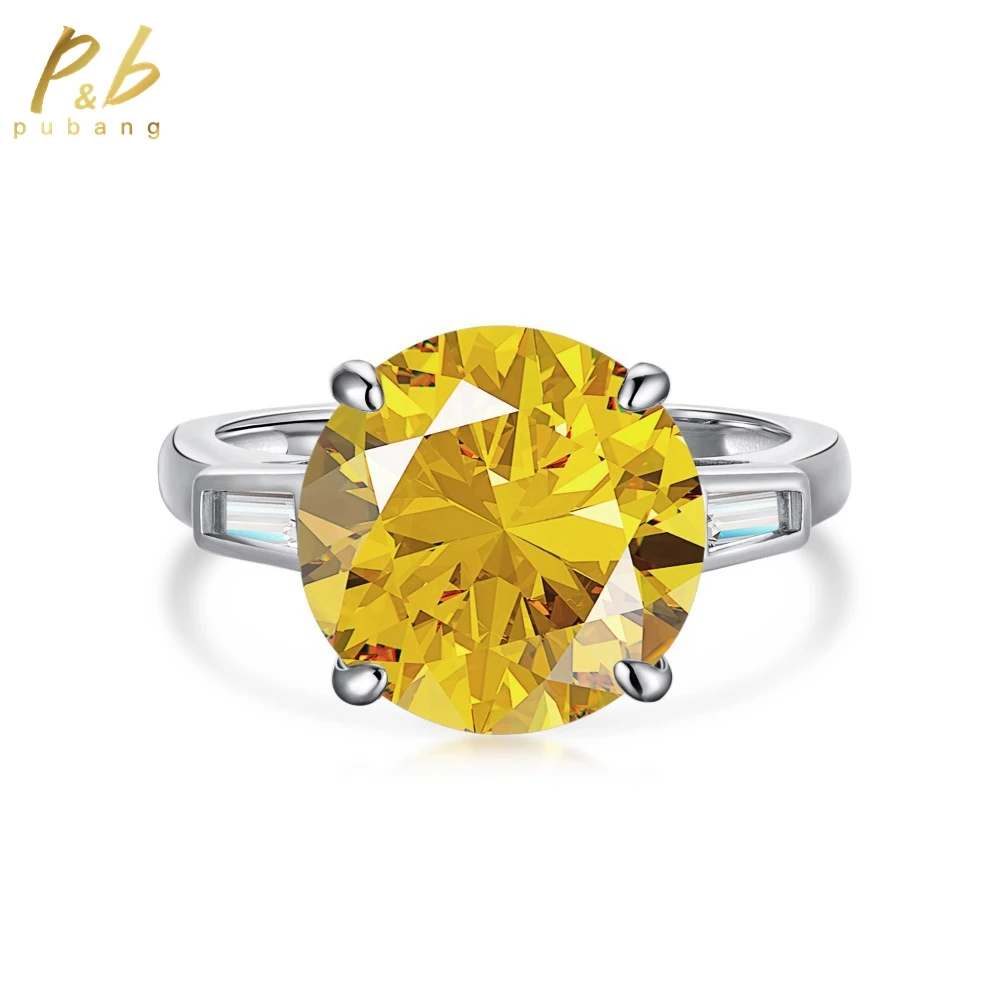 PuBang for Women Engagement Wedding Gift Fine Jewelry Real 925 Sterling Silver Yellow/Pink Created Moissanite Ring Free Shipping
PuBang for Women Engagement Wedding Gift Fine Jewelry Real 925 Sterling Silver Yellow/Pink Created Moissanite Ring Free Shipping